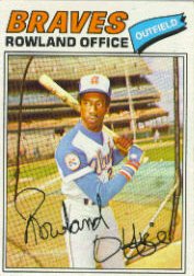 1977 Topps Baseball Cards      524     Rowland Office